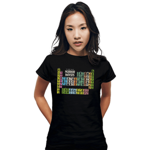 Shirts Fitted Shirts, Woman / Small / Black The Periodic Table Of Horror