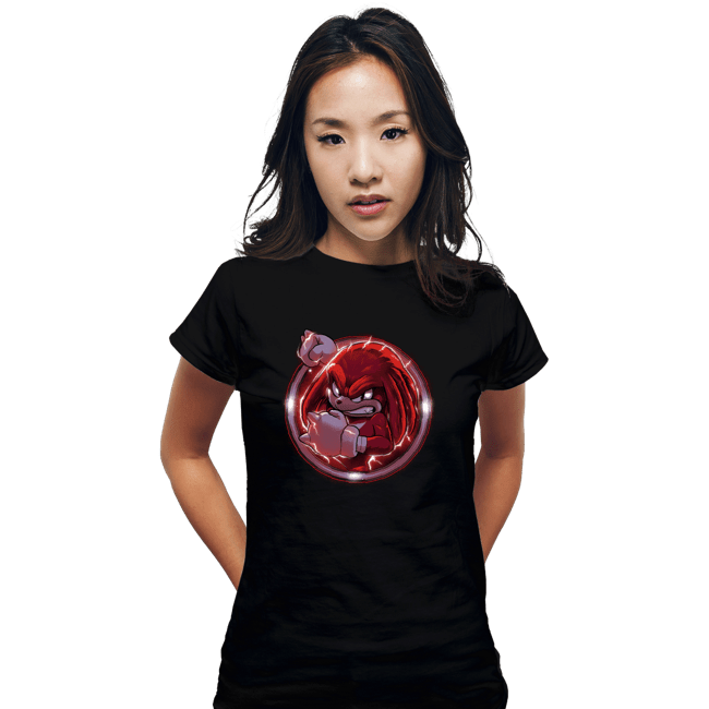 Daily_Deal_Shirts Fitted Shirts, Woman / Small / Black The Echidna