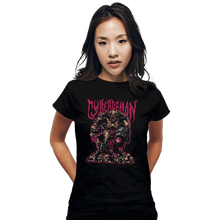 Load image into Gallery viewer, Daily_Deal_Shirts Fitted Shirts, Woman / Small / Black Cyberdemon

