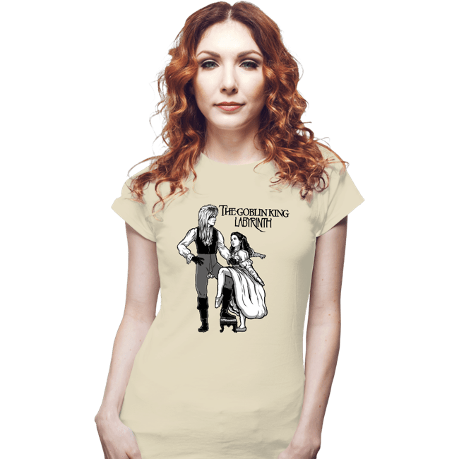 Daily_Deal_Shirts Fitted Shirts, Woman / Small / White Goblin King