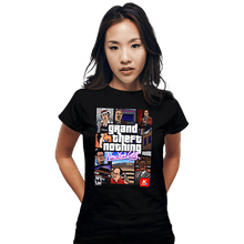 Load image into Gallery viewer, Shirts Fitted Shirts, Woman / Small / Black Grand Theft Nothing
