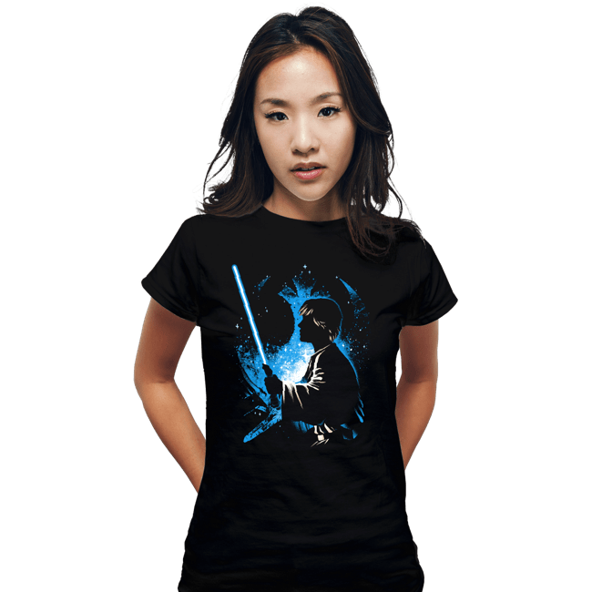 Daily_Deal_Shirts Fitted Shirts, Woman / Small / Black The Way Of The Force
