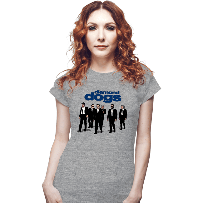 Secret_Shirts Fitted Shirts, Woman / Small / Sports Grey Diamond Dogs