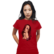 Load image into Gallery viewer, Shirts Fitted Shirts, Woman / Small / Red Lady In Red
