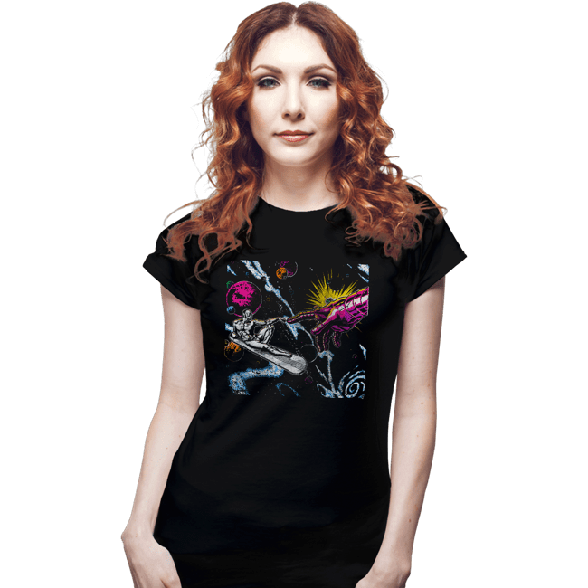 Secret_Shirts Fitted Shirts, Woman / Small / Black Creation Of Silver Surfer Secret Sale