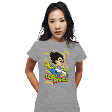 Load image into Gallery viewer, Shirts Fitted Shirts, Woman / Small / Sports Grey Fresh Prince Of All Saiyans
