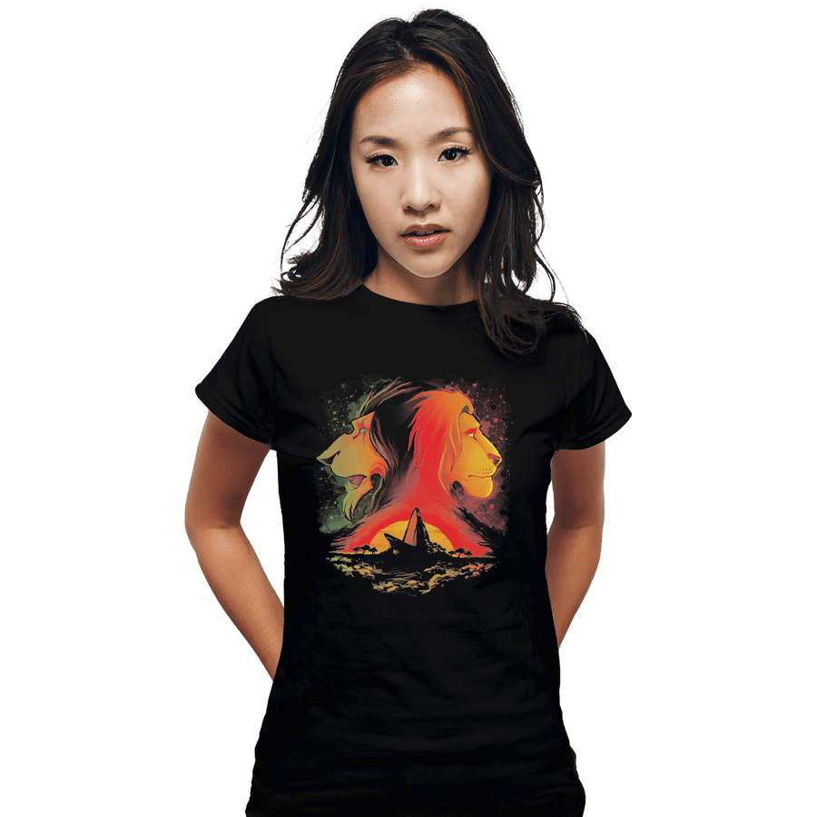 Shirts Fitted Shirts, Woman / Small / Black The Pride Rock