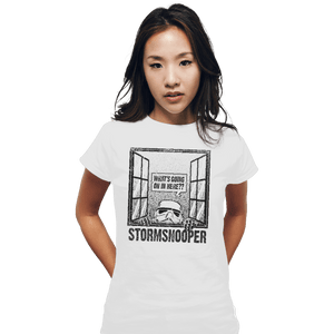 Shirts Fitted Shirts, Woman / Small / White Storm Snooper