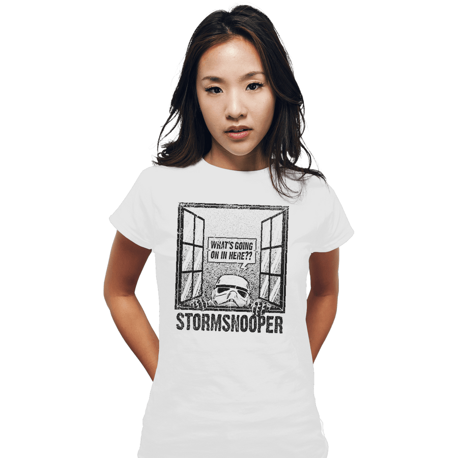 Shirts Fitted Shirts, Woman / Small / White Storm Snooper