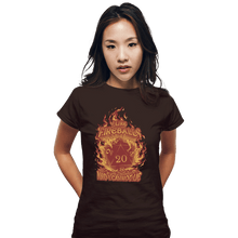 Load image into Gallery viewer, Daily_Deal_Shirts Fitted Shirts, Woman / Small / Black I Like Fireballs
