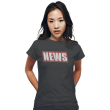 Load image into Gallery viewer, Shirts Fitted Shirts, Woman / Small / Charcoal NEWS
