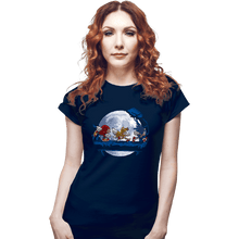 Load image into Gallery viewer, Secret_Shirts Fitted Shirts, Woman / Small / Navy Fast Matata!

