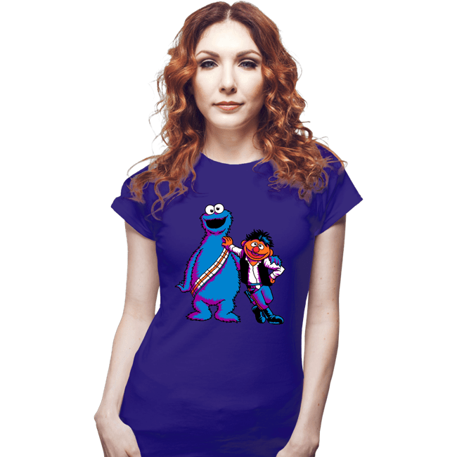 Daily_Deal_Shirts Fitted Shirts, Woman / Small / Violet Scruffy Looking Smugglers