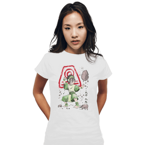 Shirts Fitted Shirts, Woman / Small / White The Power Of The Earth Kingdom
