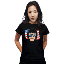 Load image into Gallery viewer, Shirts Fitted Shirts, Woman / Small / Black Star Spangled Butt
