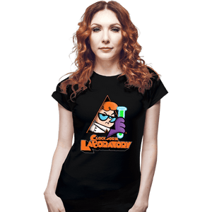 Daily_Deal_Shirts Fitted Shirts, Woman / Small / Black A Clockwork Laboratory