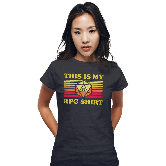 Shirts Fitted Shirts, Woman / Small / Dark Heather My RPG Shirt