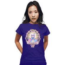Load image into Gallery viewer, Shirts Fitted Shirts, Woman / Small / Violet Choose Your Fate
