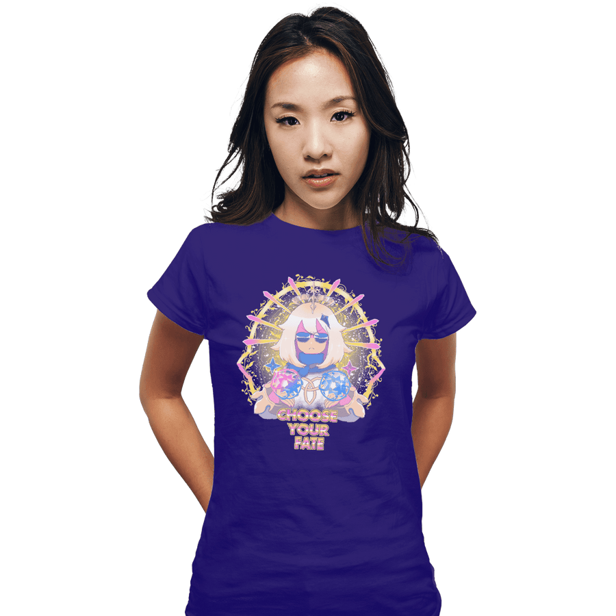 Shirts Fitted Shirts, Woman / Small / Violet Choose Your Fate