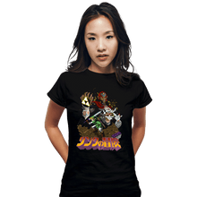 Load image into Gallery viewer, Daily_Deal_Shirts Fitted Shirts, Woman / Small / Black The Legend Of Link
