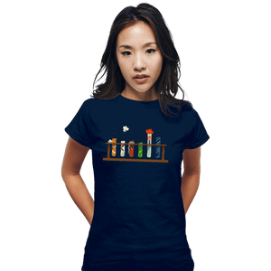 Secret_Shirts Fitted Shirts, Woman / Small / Navy Muppet Science Beakers