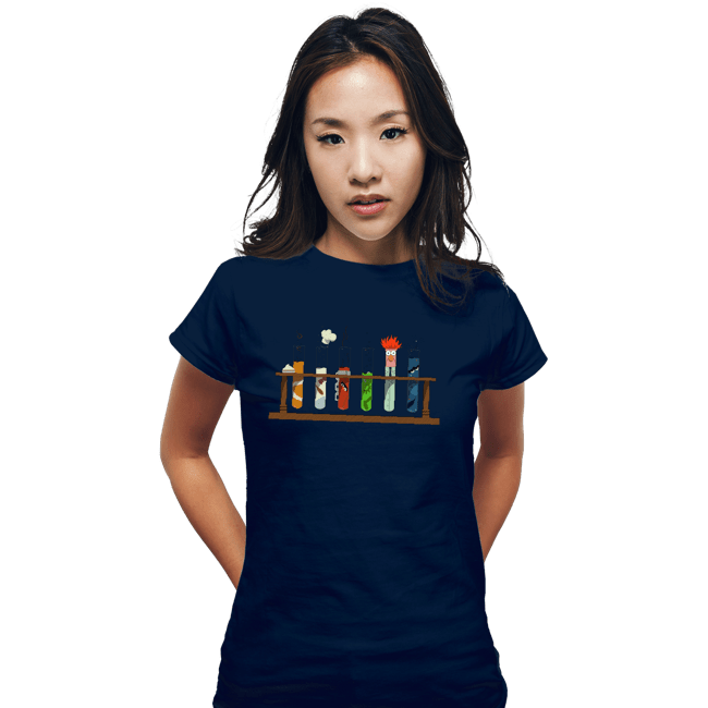 Secret_Shirts Fitted Shirts, Woman / Small / Navy Muppet Science Beakers