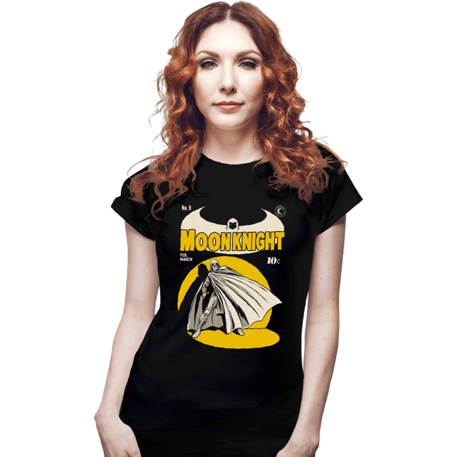Daily_Deal_Shirts Fitted Shirts, Woman / Small / Black Moon Knight Comics