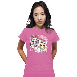 Shirts Fitted Shirts, Woman / Small / Azalea M&R Maid Cafe