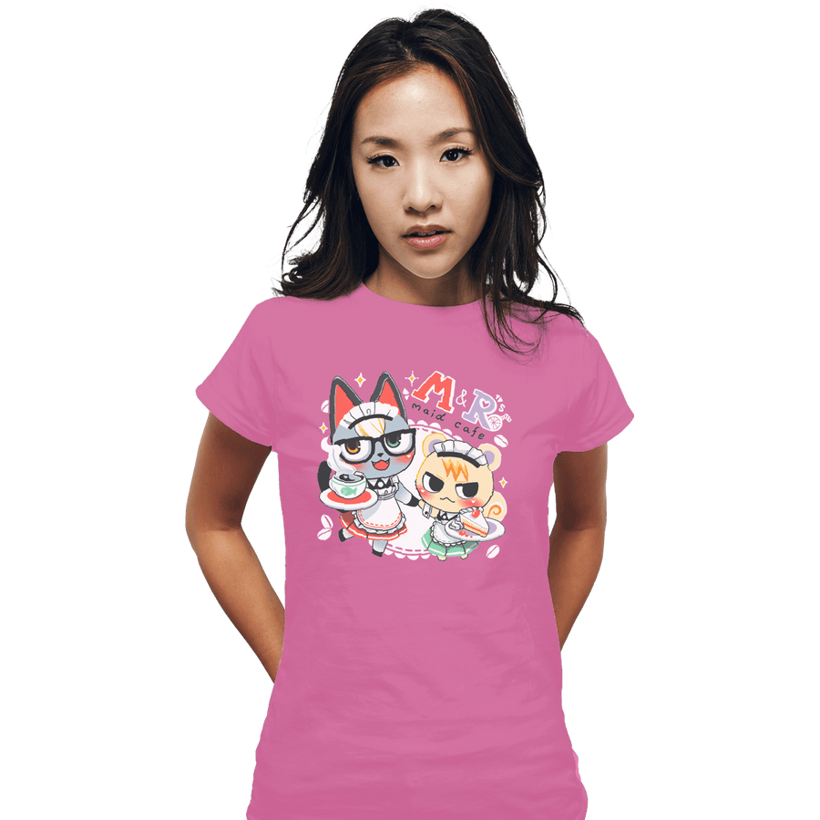 Shirts Fitted Shirts, Woman / Small / Azalea M&R Maid Cafe