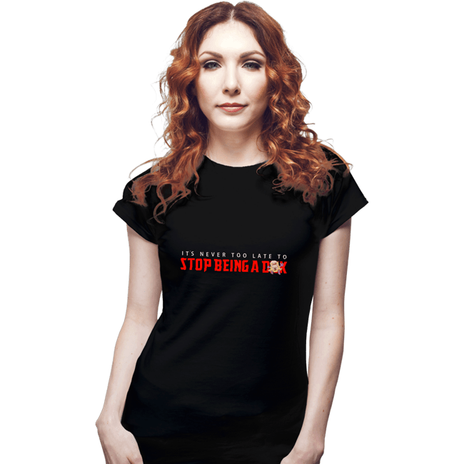 Secret_Shirts Fitted Shirts, Woman / Small / Black Never Too Late