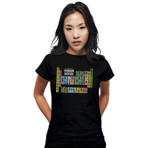 Secret_Shirts Fitted Shirts, Woman / Small / Black Periodic Table Of Horror
