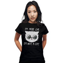 Load image into Gallery viewer, Secret_Shirts Fitted Shirts, Woman / Small / Black Not Cat
