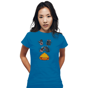 Secret_Shirts Fitted Shirts, Woman / Small / Sapphire Hot Dog Fusion