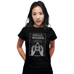 Shirts Fitted Shirts, Woman / Small / Black Call Me On The Ouija