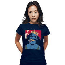 Load image into Gallery viewer, Shirts Fitted Shirts, Woman / Small / Navy Notorious FRAG

