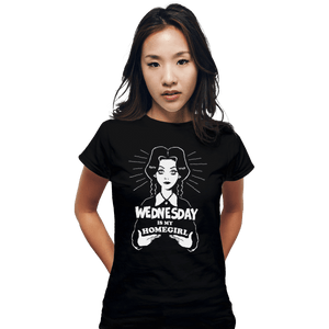 Shirts Fitted Shirts, Woman / Small / Black Homegirl