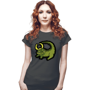 Shirts Fitted Shirts, Woman / Small / Charcoal The Alligator King