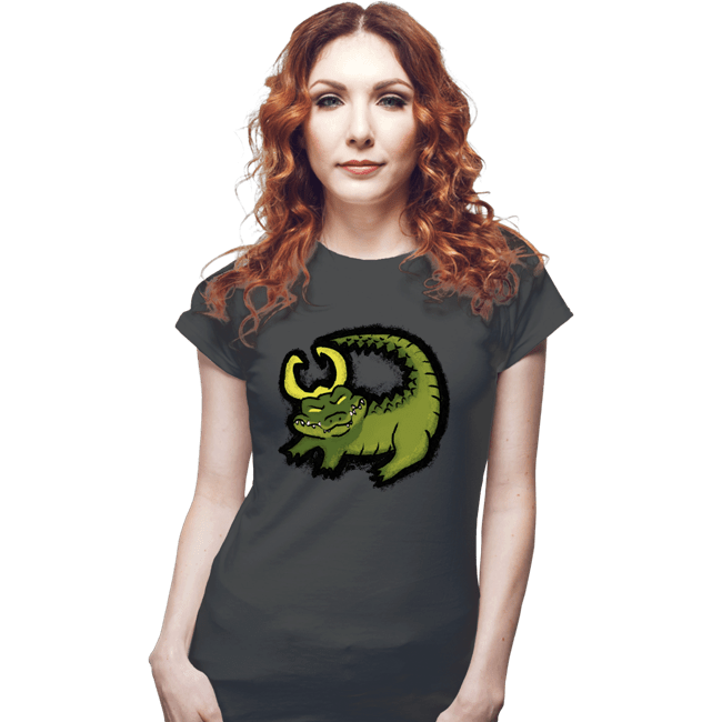 Shirts Fitted Shirts, Woman / Small / Charcoal The Alligator King
