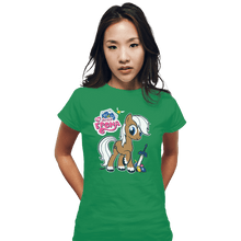 Load image into Gallery viewer, Shirts Fitted Shirts, Woman / Small / Irish Green My Little Epona
