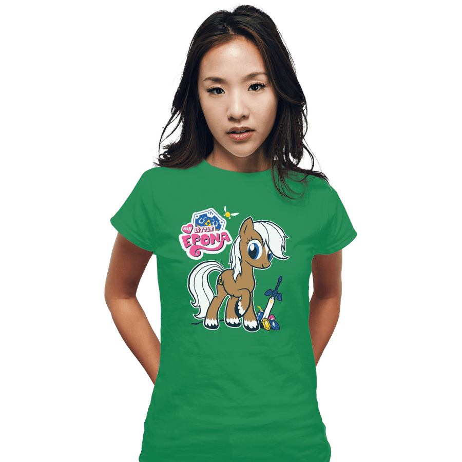 Shirts Fitted Shirts, Woman / Small / Irish Green My Little Epona