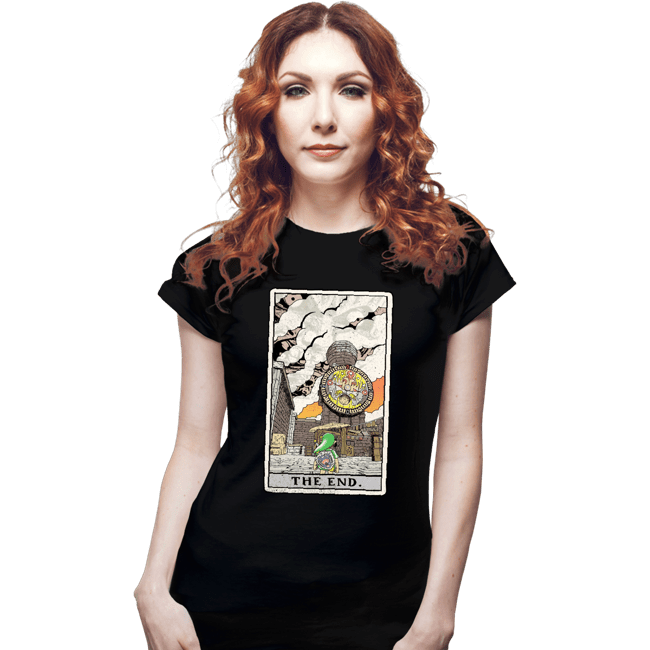 Daily_Deal_Shirts Fitted Shirts, Woman / Small / Black Clocktown