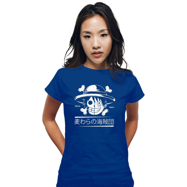 Shirts Fitted Shirts, Woman / Small / Royal Blue The Straw Hat Crew