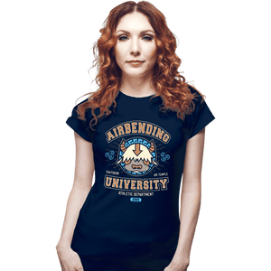 Secret_Shirts Fitted Shirts, Woman / Small / Navy Airbending University