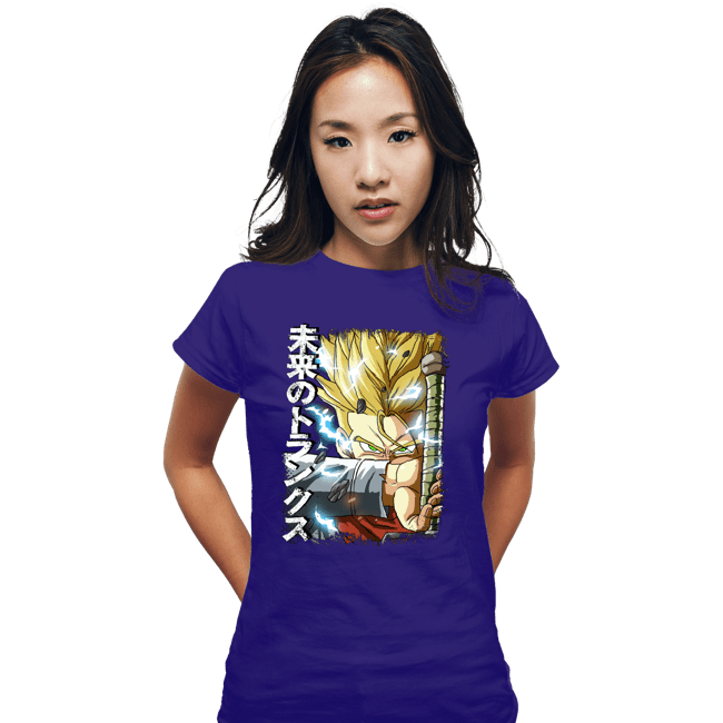 Daily_Deal_Shirts Fitted Shirts, Woman / Small / Violet Mirai Trunks