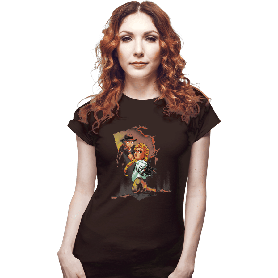 Shirts Fitted Shirts, Woman / Small / Black Let it Go