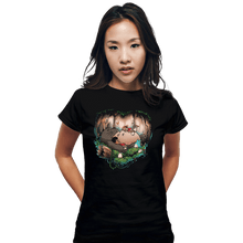 Load image into Gallery viewer, Secret_Shirts Fitted Shirts, Woman / Small / Black The Forest Dreamers
