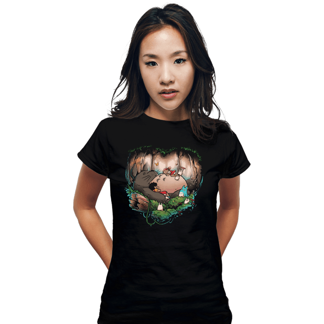 Secret_Shirts Fitted Shirts, Woman / Small / Black The Forest Dreamers