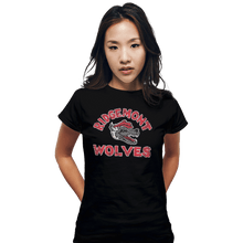 Load image into Gallery viewer, Shirts Fitted Shirts, Woman / Small / Black Wolves
