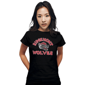 Shirts Fitted Shirts, Woman / Small / Black Wolves