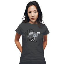 Load image into Gallery viewer, Shirts Fitted Shirts, Woman / Small / Charcoal Robot Problems
